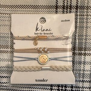 Lani Gold and Cream Bracelet Set